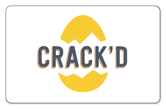 Crackd Kitchen & Coffee logo on a solid white background.
